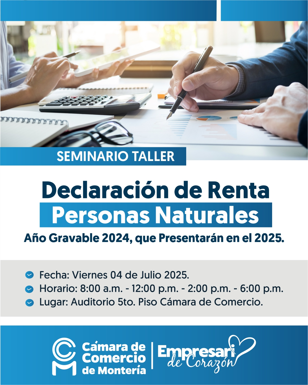Seminario Taller Declaración de Renta personas naturales año gravable ...