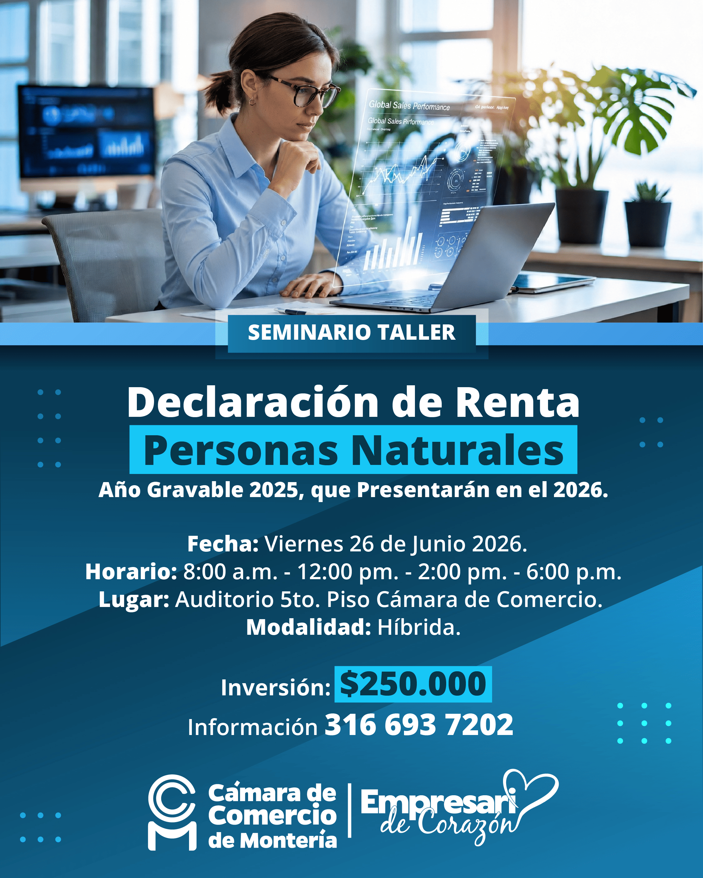SEMINARIO TALLER DECLARACIÓN DE RENTA PERSONAS NATURALES AÑO GRAVABLE ...